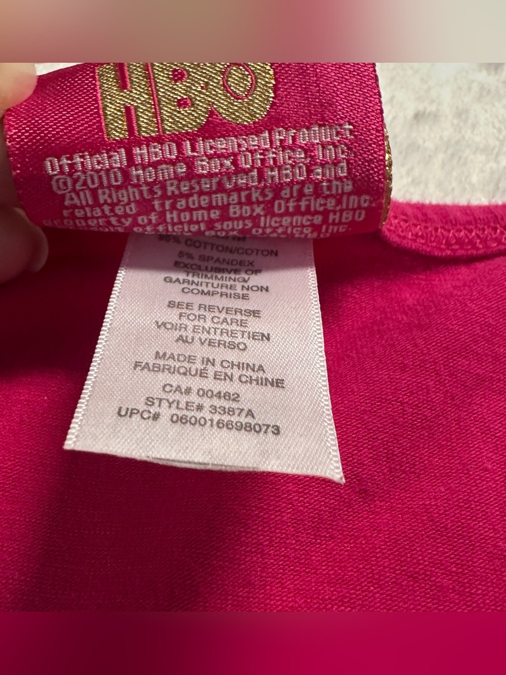 SEX & THE CITY 2010 women's pink high heel graphic tee, M. - Picture 3 of 4